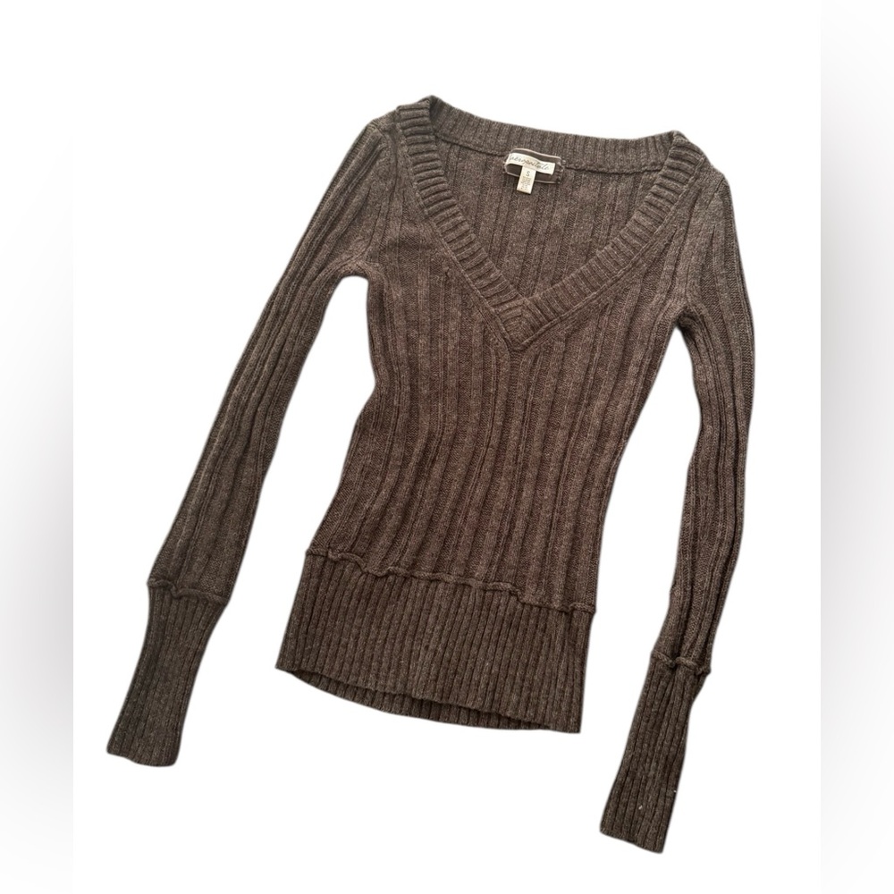Y2K Vintage Rabbit Hair Aeropostale Brown Sweater size Small